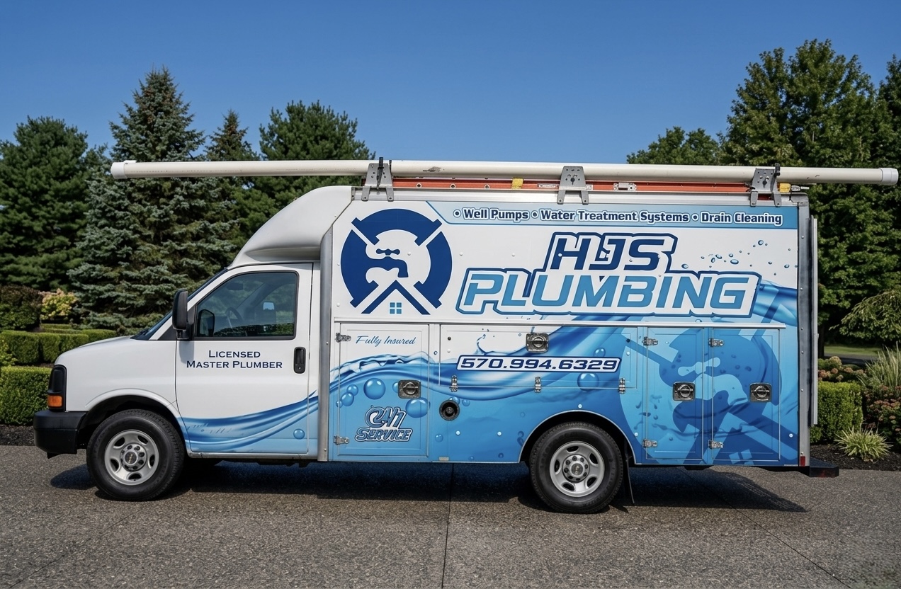 HJS Plumbing Service Truck